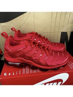 NEW Nike Air VaporMax Plus Triple Red CW6973-600 University Red Size 9.5